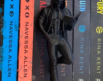 Masked Reader | Bookshelf Decor | Book nook | Library decor | Bookish | Surial | Dark Romance | Ripped Reaper