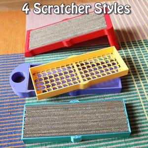 Template for Cat Scratchers| Scratcher Box | Cat Scratcher DIY | Kitty Cutter | Pet Present | Pet Stocking Stuffer | Card Board Strip