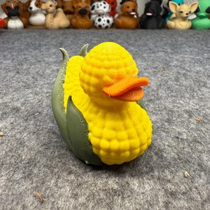 Corn Cob Duck | Duck | Ducking | Halloween Duck | Spooky Scary Custom Duck trick or treat image 3