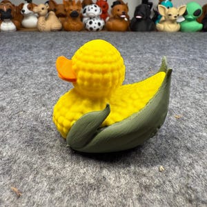 Corn Cob Duck | Duck | Ducking | Halloween Duck | Spooky Scary Custom Duck trick or treat image 5