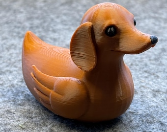 Dachshund Duck | Dog Duck | Ducking | Animal Duck| Themed Duck | Graduation Gift Duck | Spring Summer Duck| Collectable | Cruise Ducking