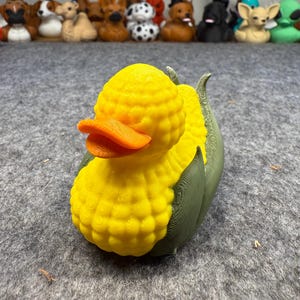 Corn Cob Duck | Duck | Ducking | Halloween Duck | Spooky Scary Custom Duck trick or treat image 1
