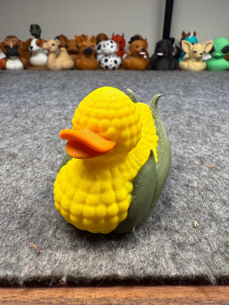 Corn Cob Duck | Duck | Ducking | Halloween Duck | Spooky Scary Custom Duck trick or treat image 1