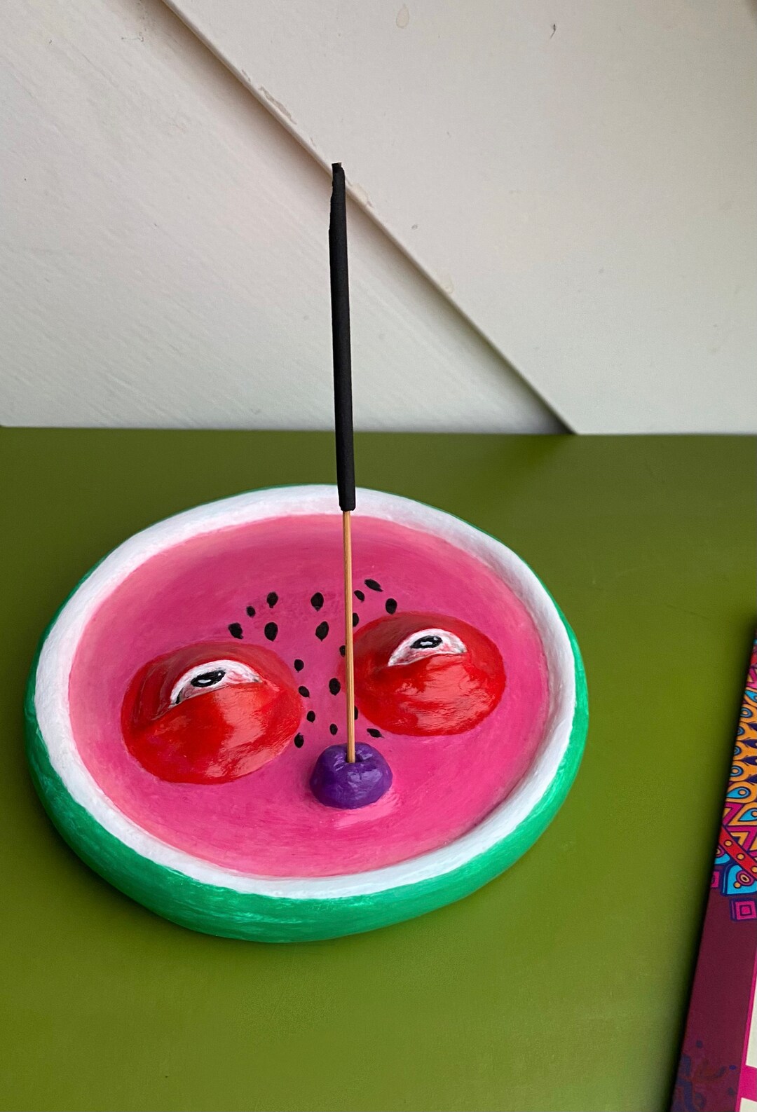 Incense Tray Spiritual Decor Ring Organizer Incense Etsy