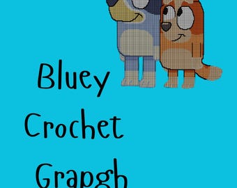 Heeler Häkeldecke-Muster: Australian Cattle Dog Graph (PDF-Muster)