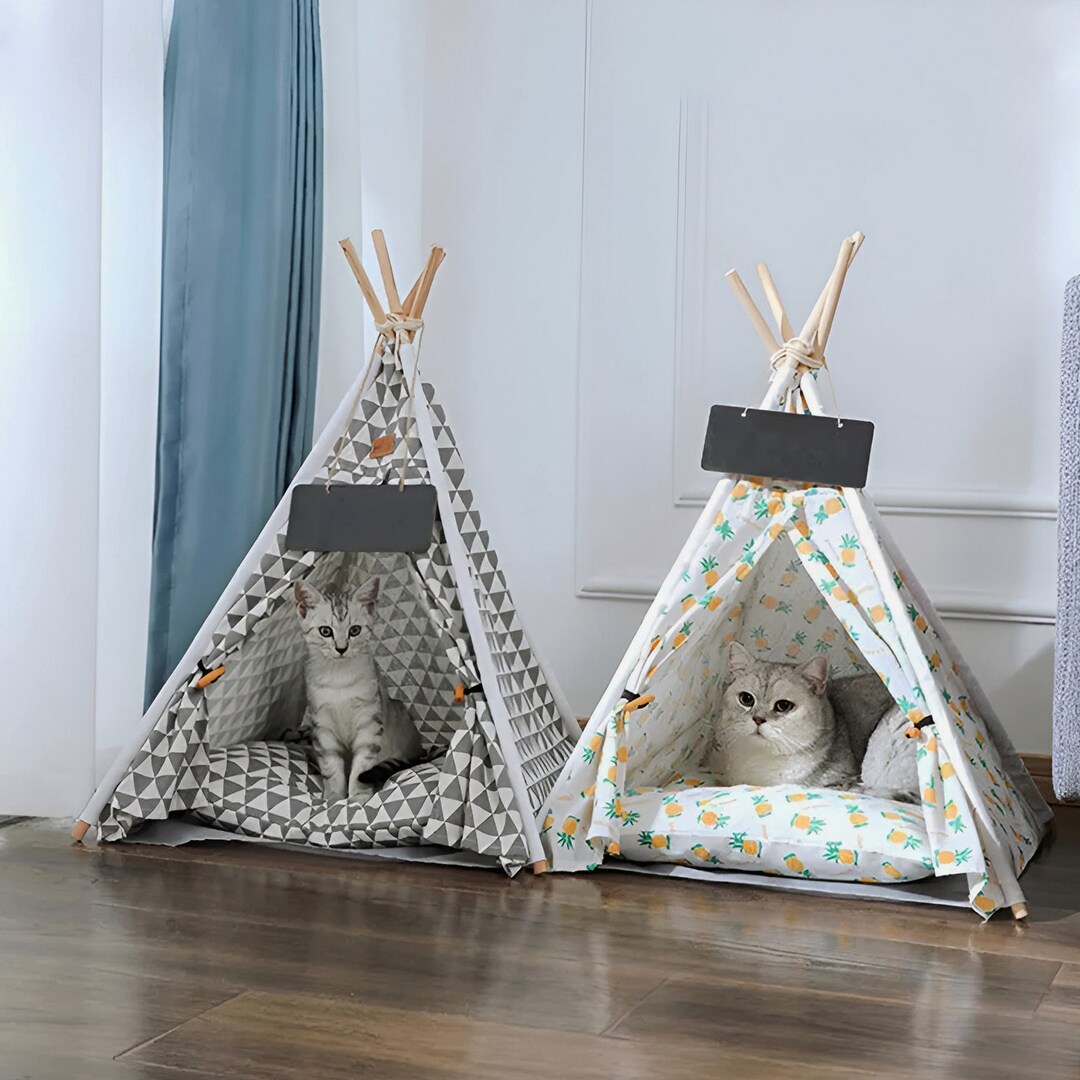 Cat Tent Cat Bed Tent Cat Big Tent Cat Soft Tent Pet Cave Etsy