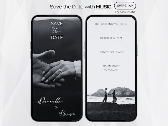 Digital Save the Date, Save the Date Digital, Electronic Save the Date, Save the Date with Photo, Save the Date, Wedding Save the Date