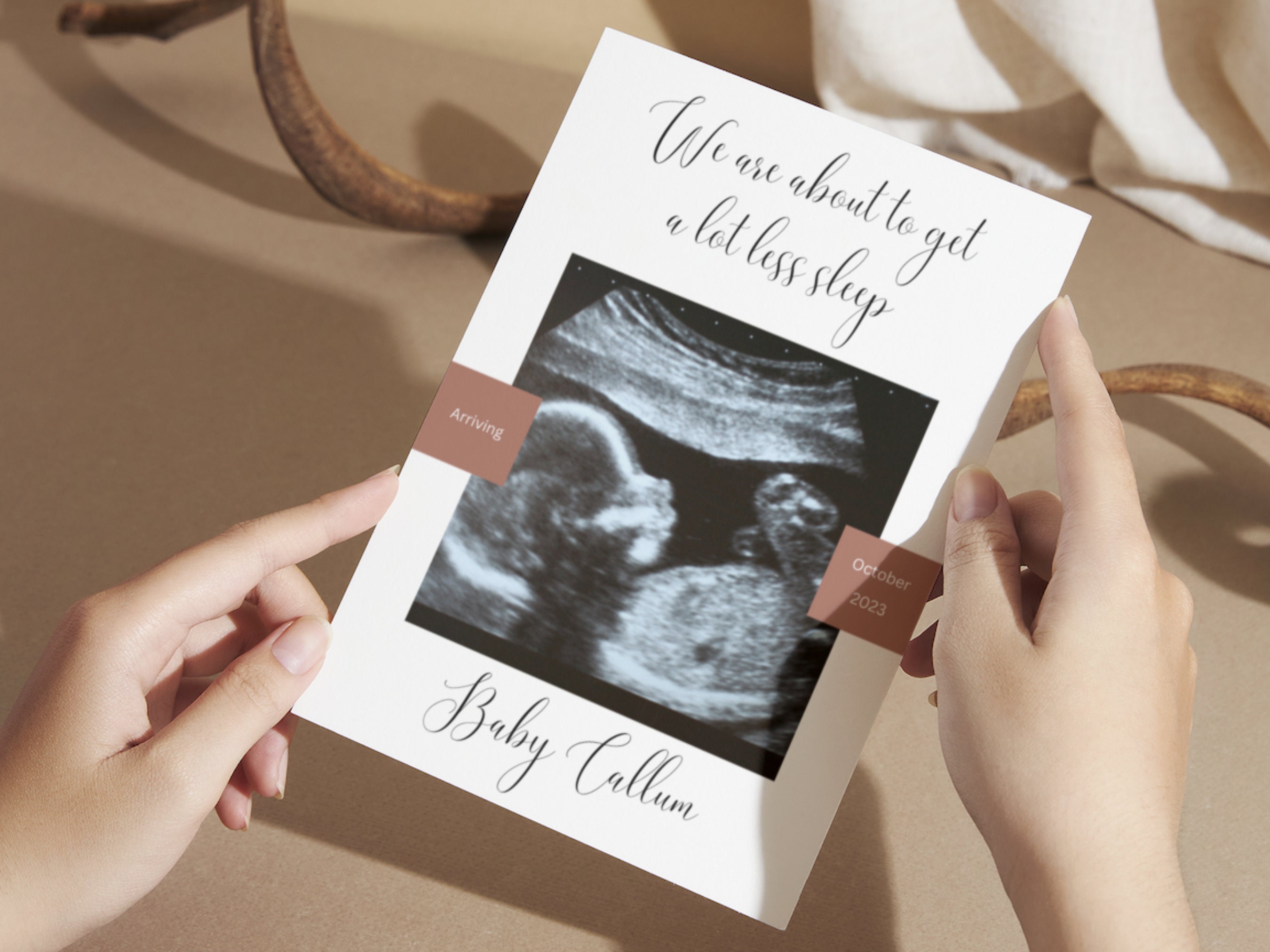 Baby Announcement Template, Pregnancy Announcement, Pregnancy — free download