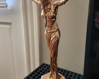 Elden Ring Golden Goddess Statue Hand Painted (Marika Inspired)