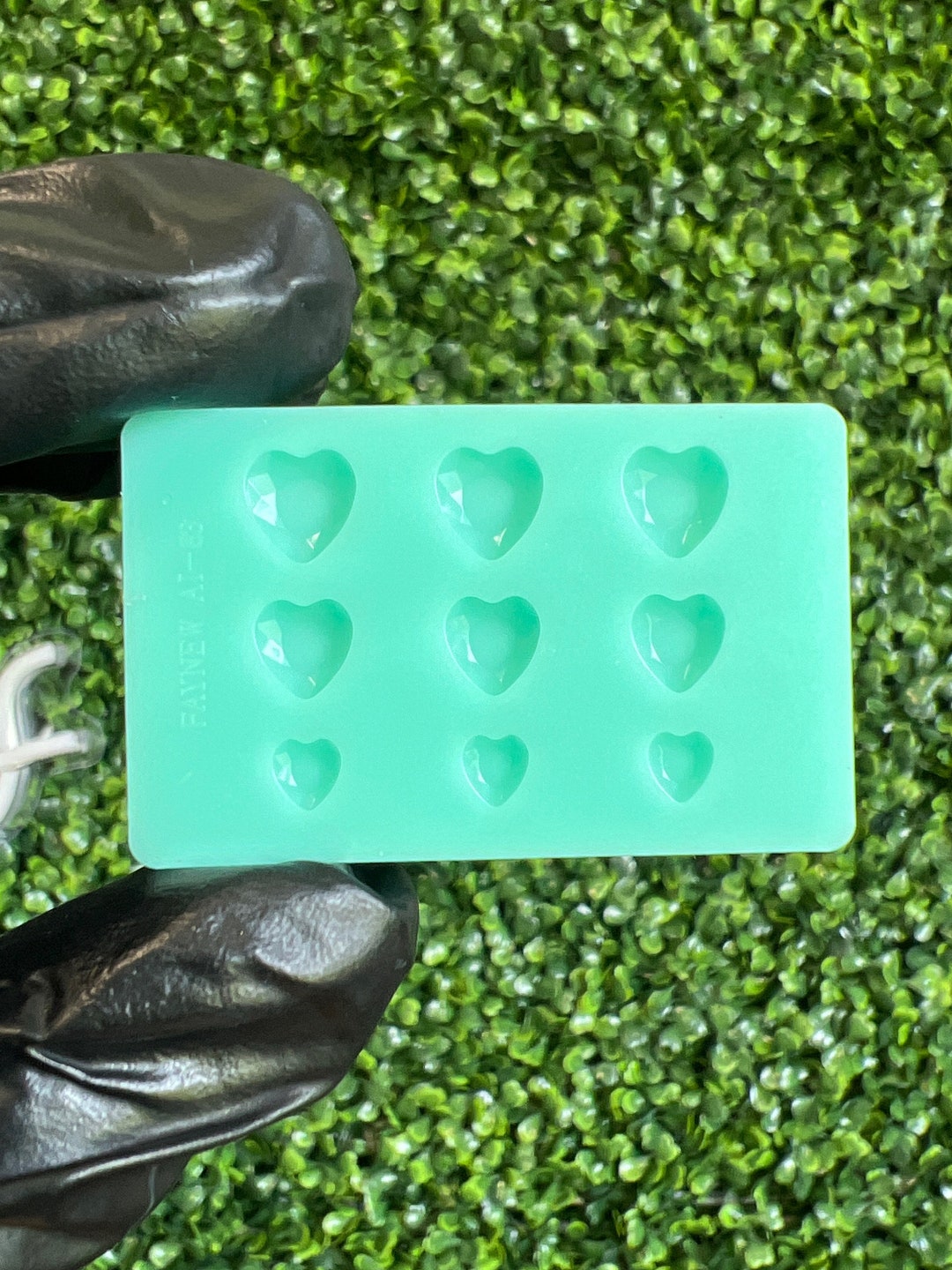 Faceted Heart Gem Mold Etsy