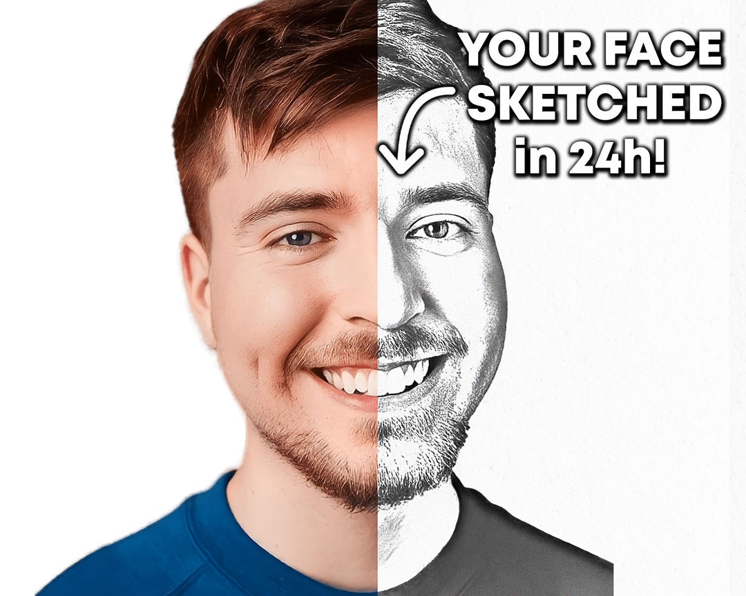 Photo to Coloring Page Personalized Photo Coloring Pages Etsy