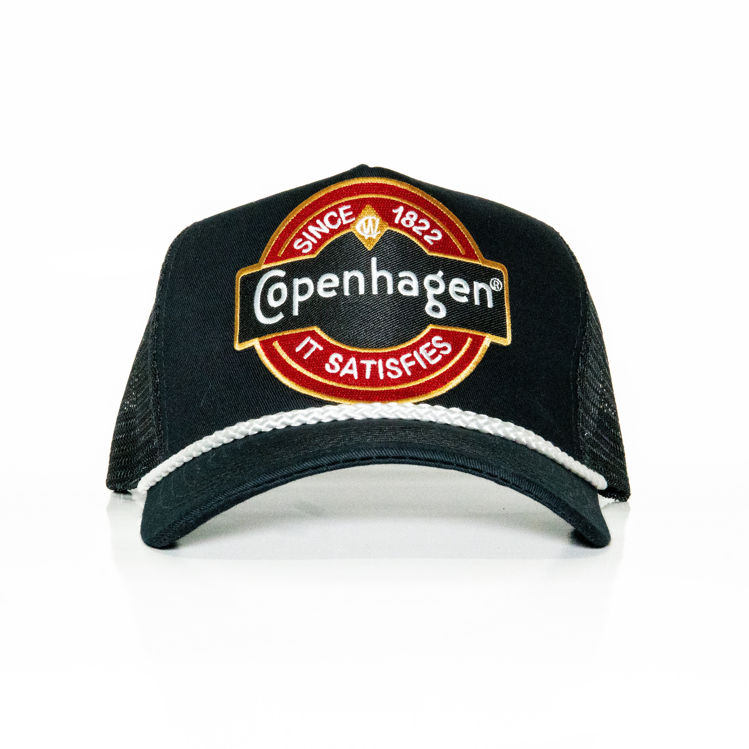 copenhagen tobacco hat Copenhagen Chew Tobacco Chaw Snuff Dip Retro Vintage Style Patch Trucker  Hat Cap