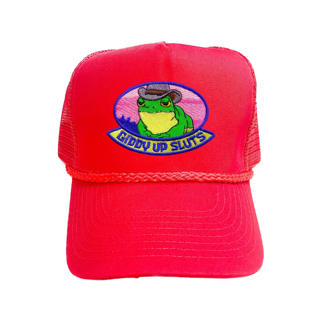 Giddy Up Sluts Funny Western Cowgirl Ranch Rodeo Frog Png | Inspire Uplift