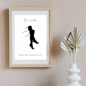 Arctic Monkeys Knee Socks Alex Turner digital print