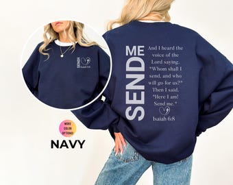 Send Me Sweatshirt: Christian Mission Trip Youth Group Apparel