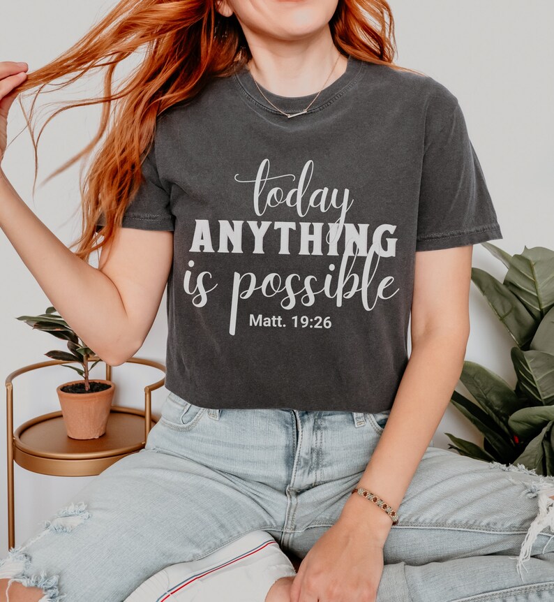 Christian T-shirts Bible Verse Shirt Womens Jesus Apparel Comfort ...