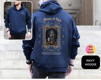 Armor of God Hoodie: Christian Bible Verse Sweatshirt