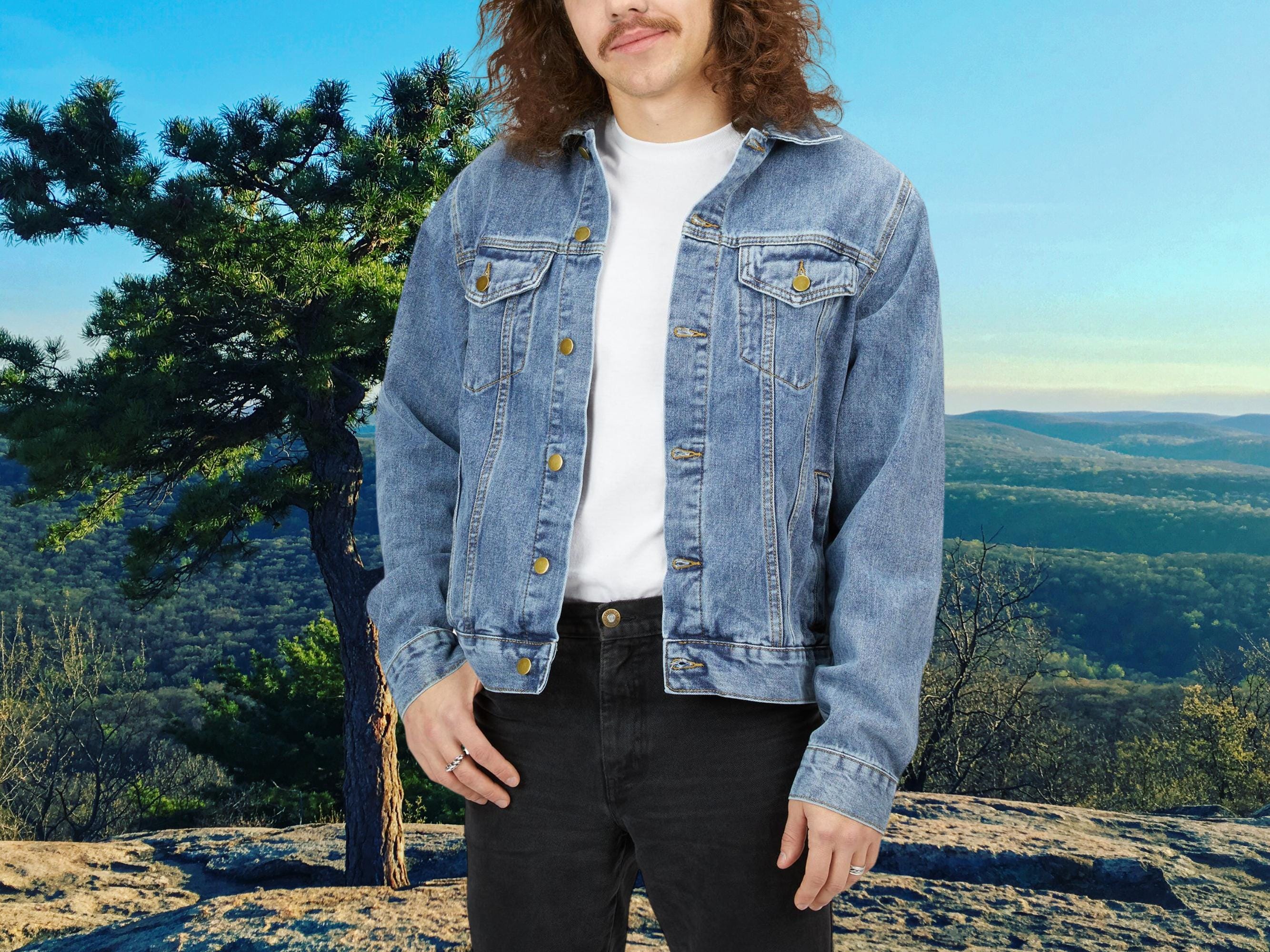 Forgiven and Set Free Men's Jean Jacket – Salvation in Christ