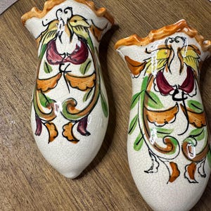 Vintage Japan Wall Pocket Pottery set 2
