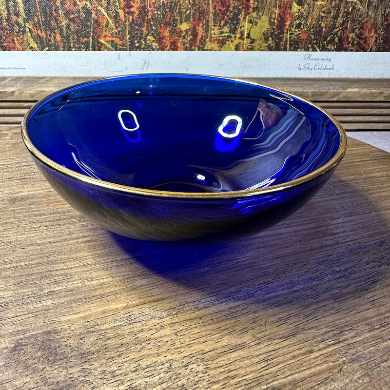Cobalt Blue Glass Bowls
