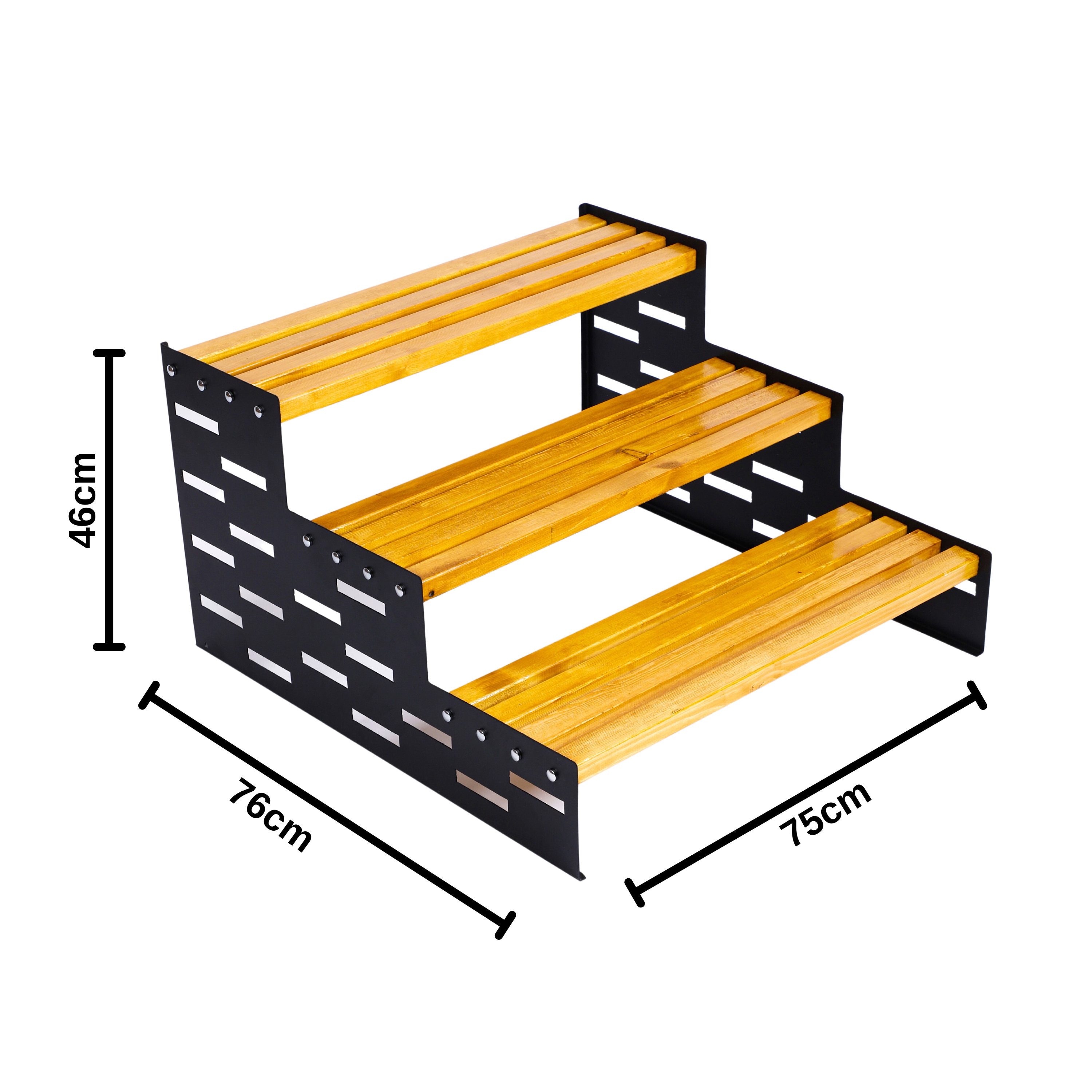 Tiered Wooden Plant Display Planter Standplant Display Rack Etsy