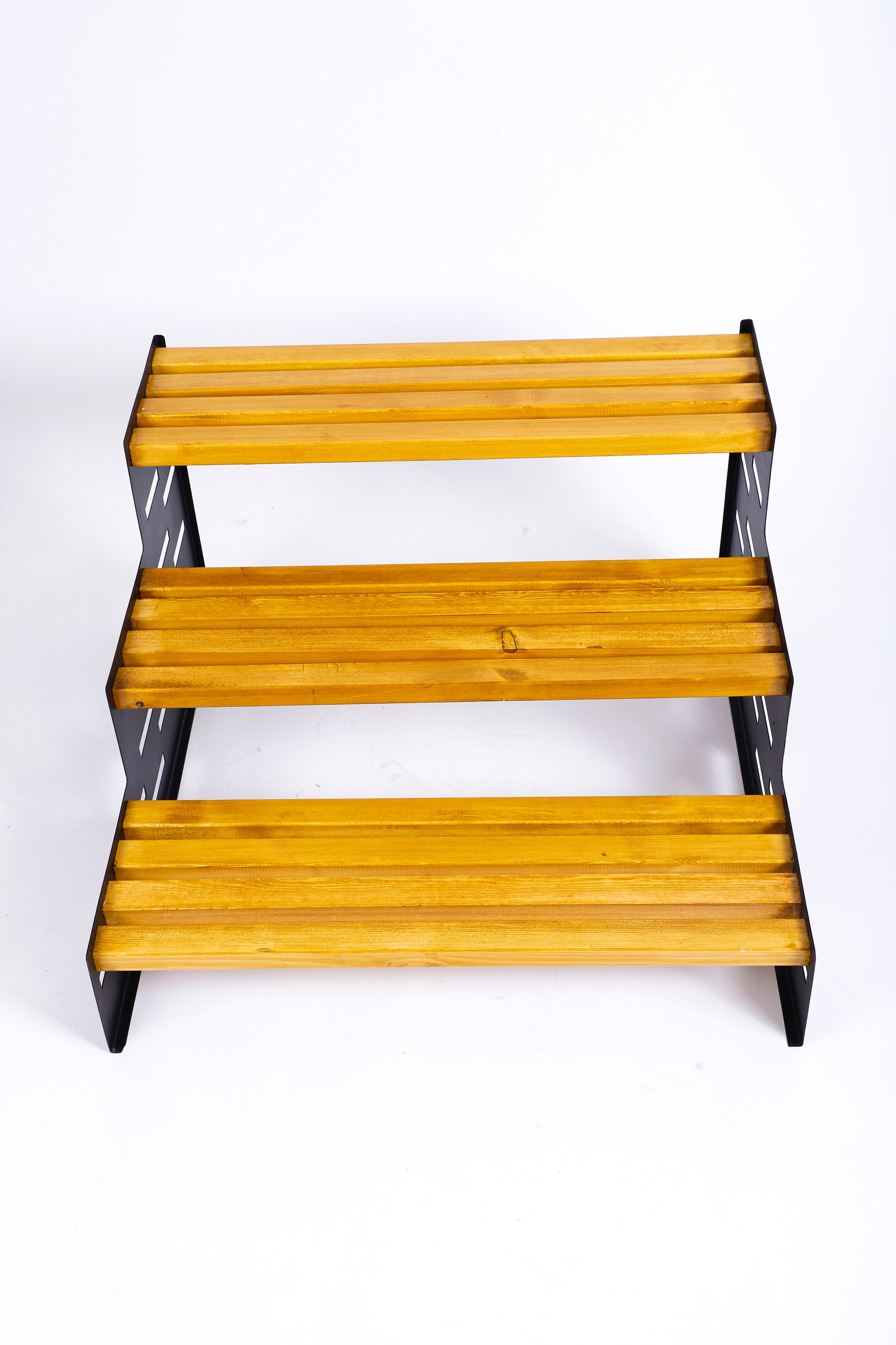 Tiered Wooden Plant Display Planter Standplant Display Rack Etsy