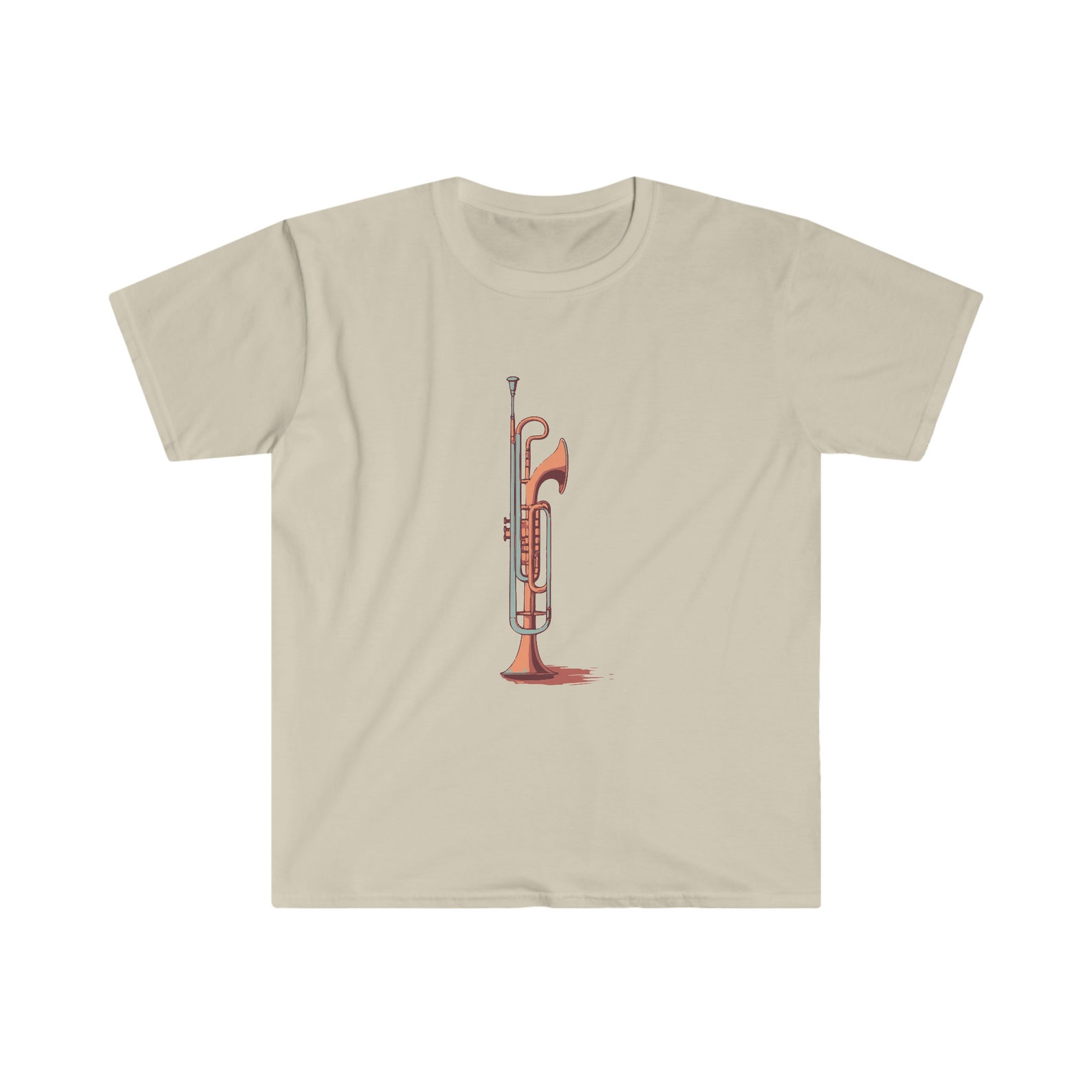 T-Shirt Fanfare Trombone - Cadeau Rétro Pour Musiciens
