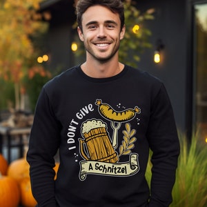 Oktoberfest Schnitzel Lover Sweatshirt: German Beer Festival