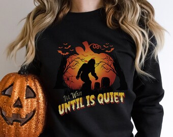 Bluza z motywem Wielkiej Stopy na Halloween: unisexowy strój w stylu retro w stylu vintage