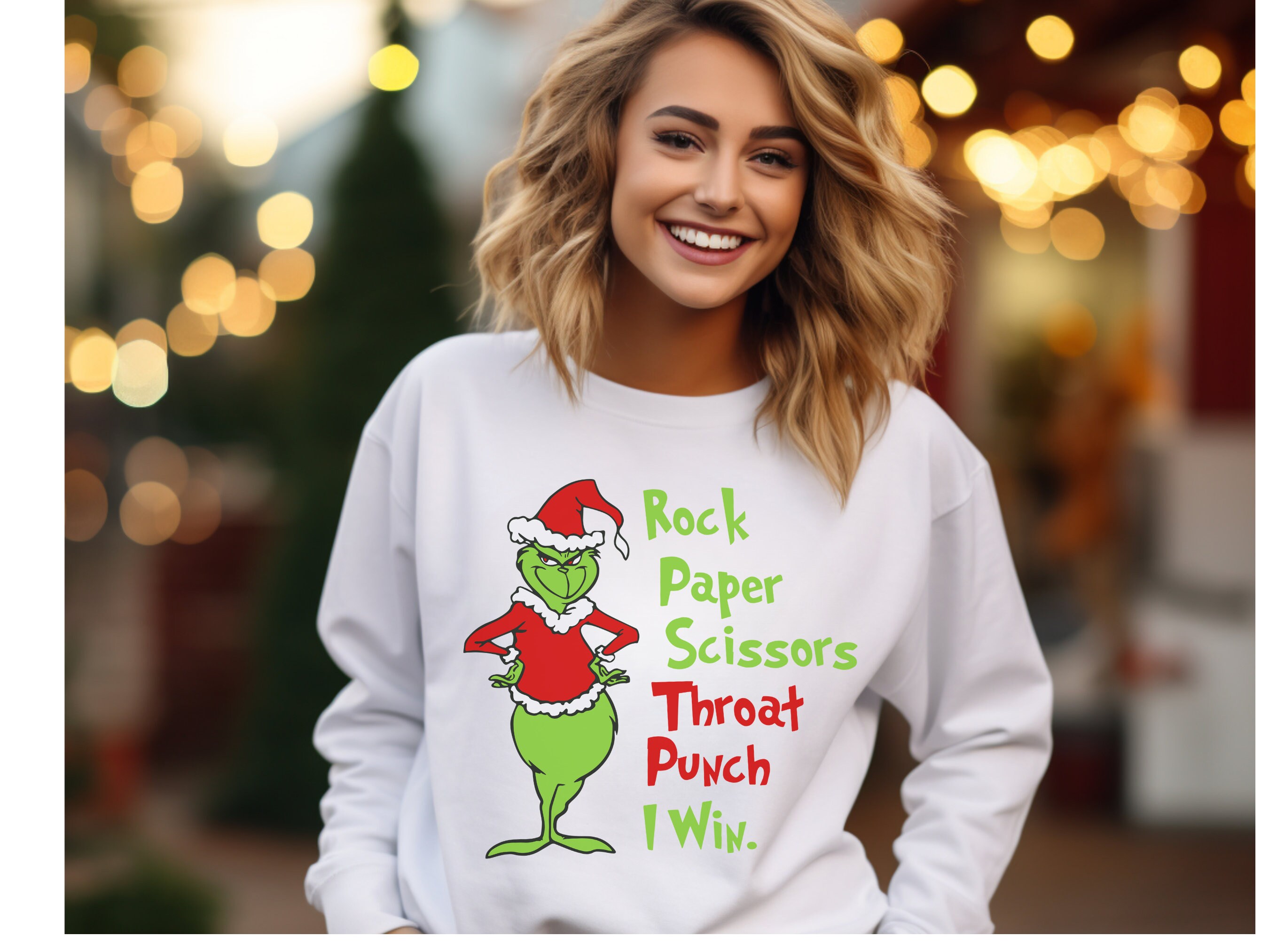 Christmas sweater from the grinch movie sale