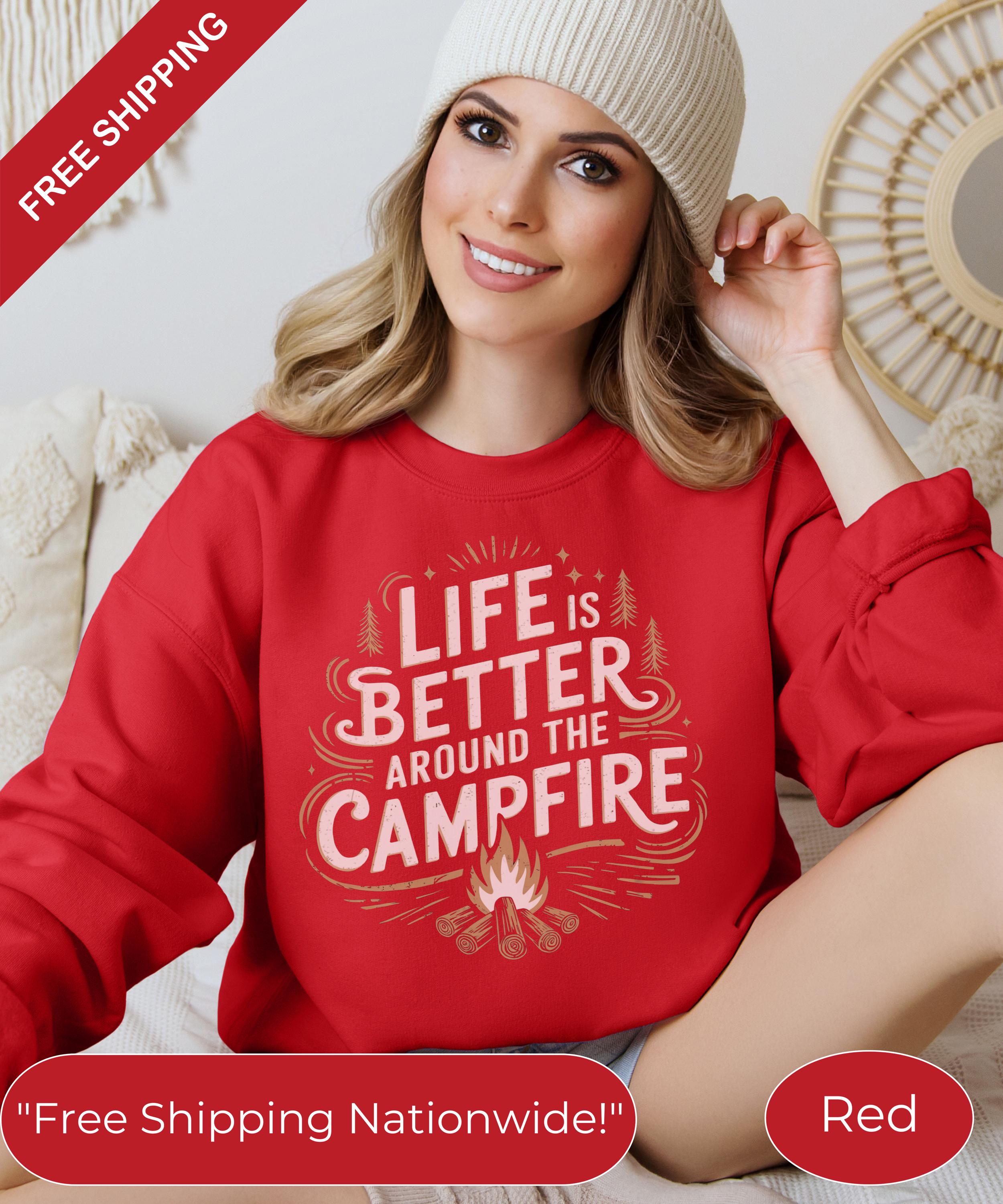 Campfire Cuddles Sweatshirt  Curves main image 0
