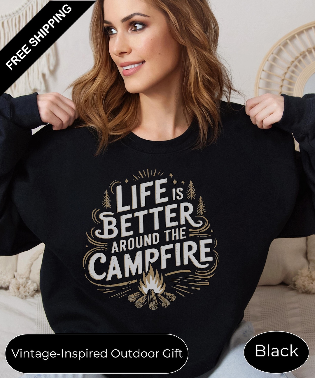 Campfire Cuddles Sweatshirt  Curves
