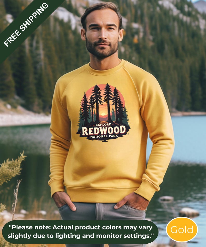 Redwood National Park Sweatshirt,explore National Park Hoodie,vintage