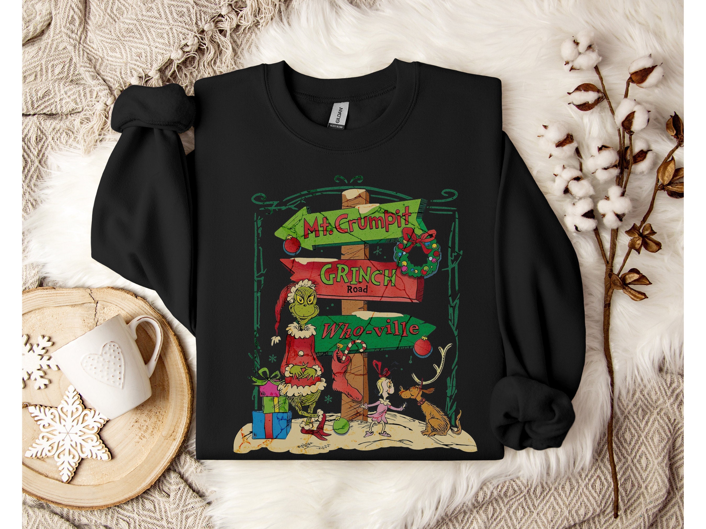 Etsy grinch sweatshirt hotsell