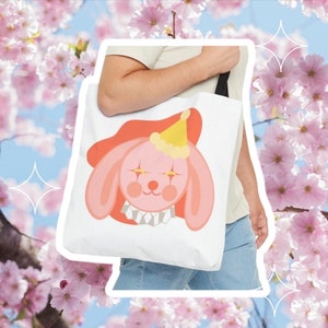 Borsa con coniglietto clown