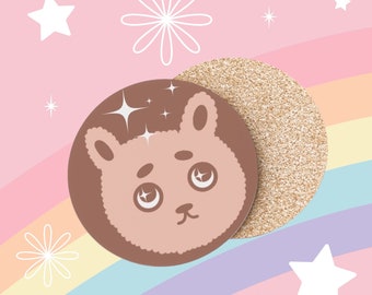 Sparkle Bear Coasters
