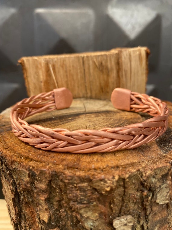 copper bracelet/100%handmade/bracelet for health/… - image 2