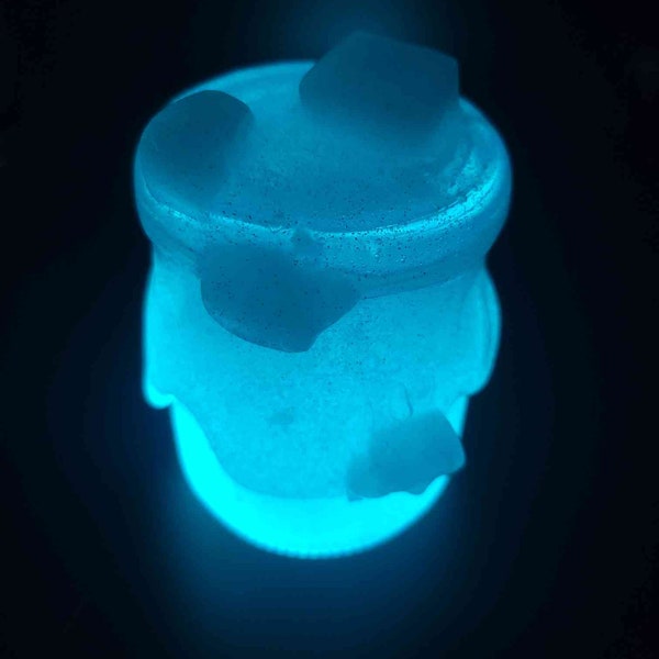 Potion de mana visqueuse -- Cubes de gelée transparent chèvrefeuille visqueux --