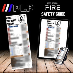 FIRE SAFETY GUIDE PoSTER | Emergency Prep, Evacuation Checklist, Emergency Preparedness List, Basic Supplies, Printable, Instant Download