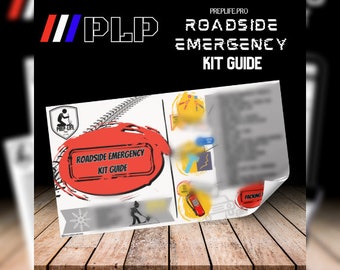 CARTEL DE EMERGENCIA EN LA CARRETERA / Preparación para emergencias, Lista de verificación de evacuación, Lista de preparación para emergencias, Suministros básicos, Imprimible, Descarga instantánea