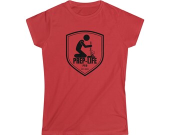 PLP Stickman - Camiseta de estilo suave para mujer