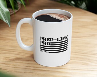 Taza de cerámica de la bandera del PLP 11oz