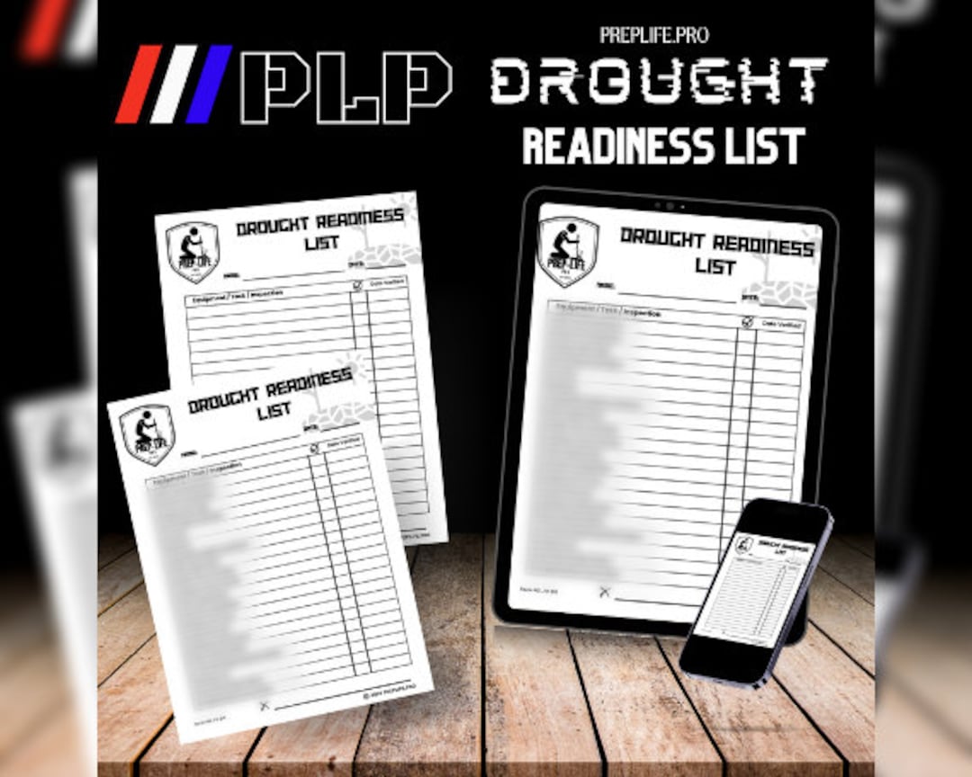 Curated visual reference: Fresh Look at Drought Readiness Checklist