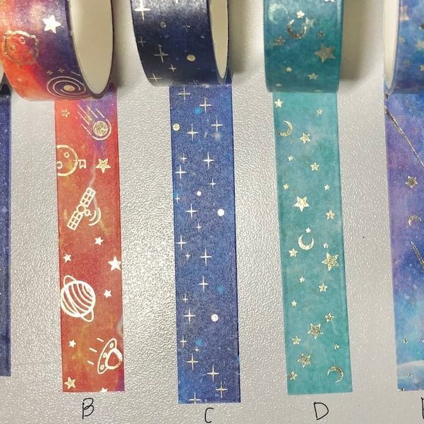 Galaxy washi tape 30 cm samples