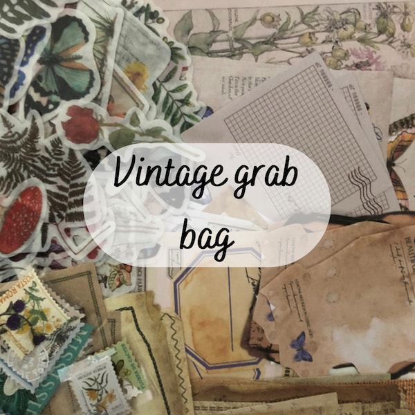 30 pieces mystery vintage grab bag