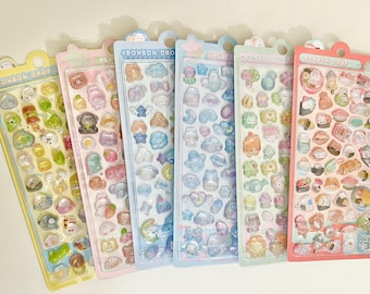Pegatinas 3D de bombones: para diario, álbumes de recortes y estilo kawaii japonés.