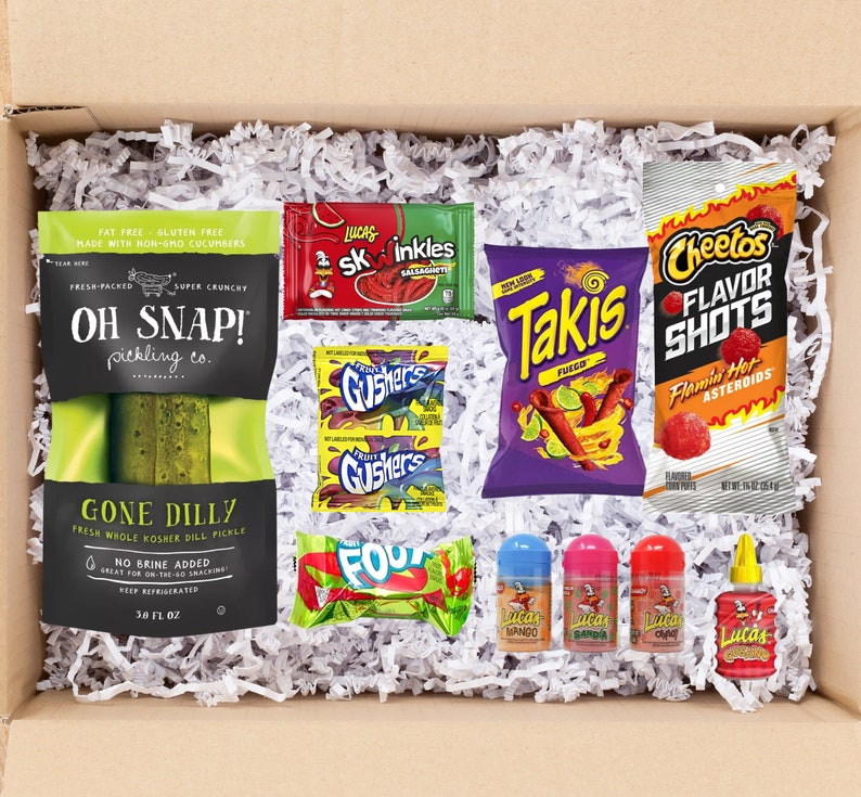 Chamoy Pickle Kit Hot Chips and Pickle Kit Taki Chamoy Candy Etsy