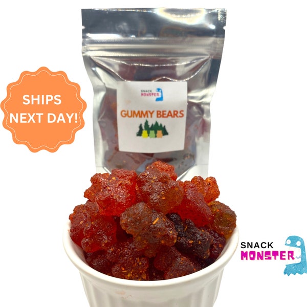 Gummy Bear With Chamoy and Tajin Etsy