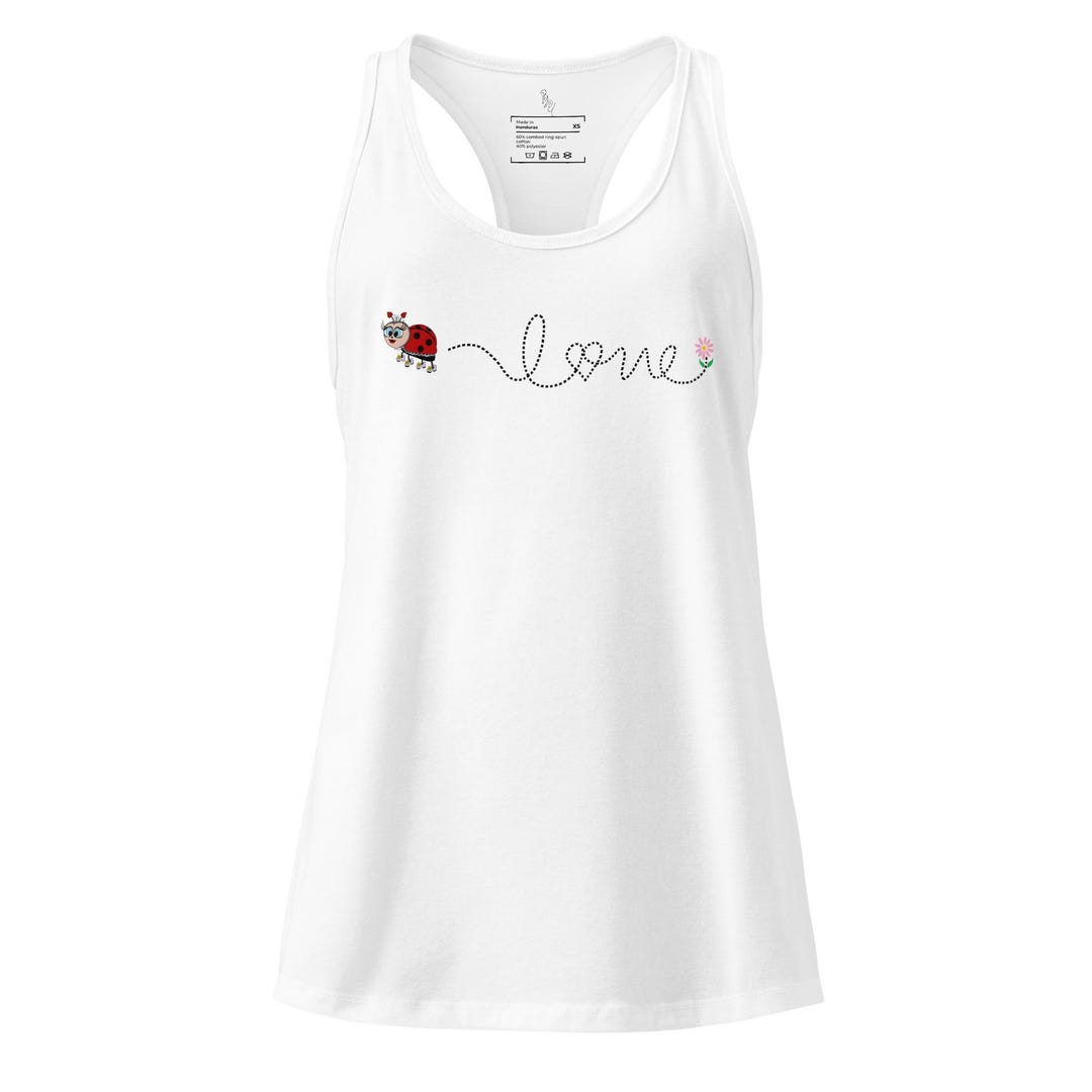 Belou's Love Ladybug Women’s Fitted Racerback Tank Top - Etsy