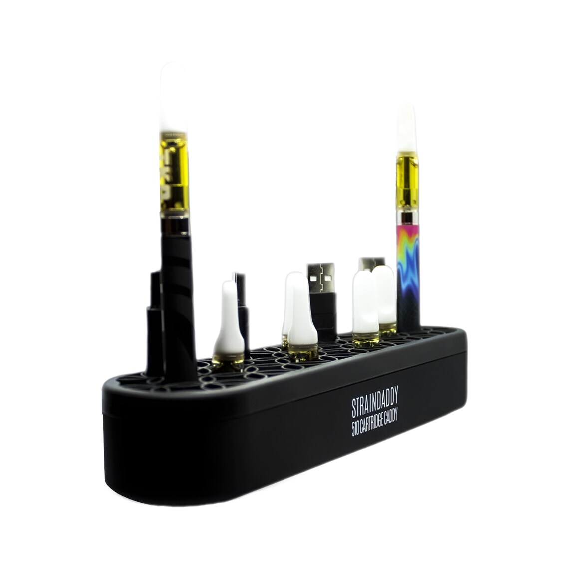 Straindaddy 510 Cartridge Caddy Vape Pen & USB Charger Etsy